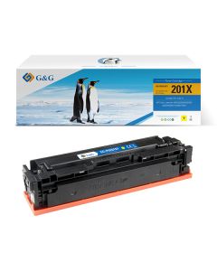 G&G kompatibilní toner s HP CF402X, NT-PH201XY, HP 201X, yellow, 2300str.