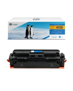 G&G kompatibilní toner s HP W2031X, NT-PH2031XC, HP 415X, cyan, 6000str., high capacity
