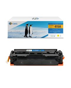 G&G kompatibilní toner s HP W2032A, NT-PH2032Y, HP 415A, yellow, 2100str., POZOR bez čipu