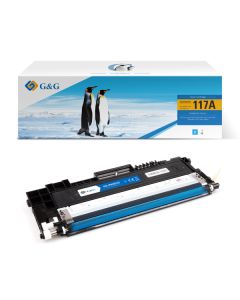 G&G kompatibilní toner s HP W2071A, NT-PH2071C, HP 117A, cyan, 700str., DOPRODEJ