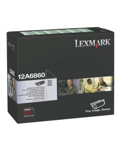 Lexmark originální toner 12A6860, black, 10000str., return