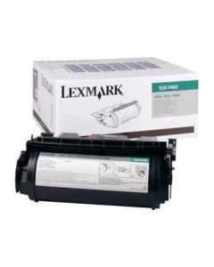 Lexmark originální toner 12A7460, black, 5000str., return