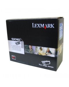 Lexmark originální toner 12A7462, black, 21000str., return