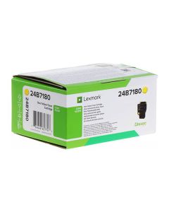 Lexmark originální toner 24B7180, yellow, 6000str.