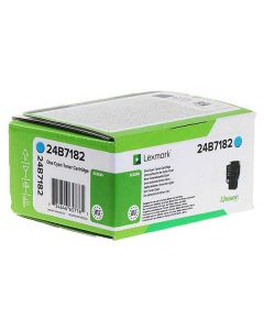 Lexmark originální toner 24B7182, cyan, 6000str.