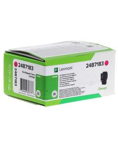 Lexmark originální toner 24B7183, magenta, 6000str.