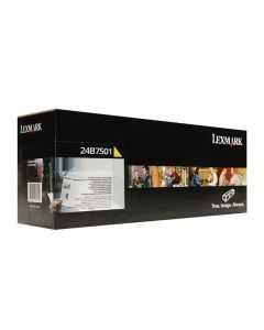 Lexmark originální toner 24B7501, yellow, 6000str.