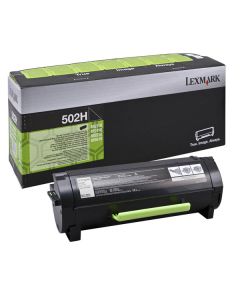 Lexmark originální toner 50F2H0E, 502H, black, 5000str., high capacity, return