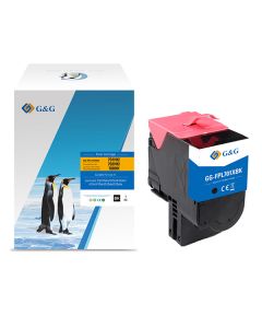 G&G kompatibilní toner s Lexmark 70C2HK0, NT-CL701XFBK, black, 4000str., high capacity, return