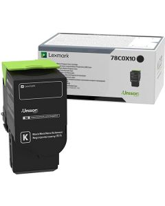 Lexmark originální toner 78C0X10, black, 8500str., extra high capacity