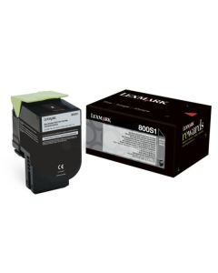 Lexmark originální toner 80C0S10, black, 2500str.