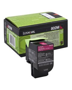 Lexmark originální toner 80C0S20, cyan, 2000str.
