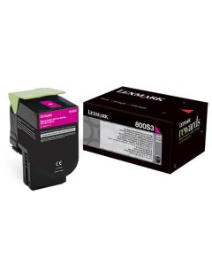 Lexmark originální toner 80C0S30, magenta, 2000str.