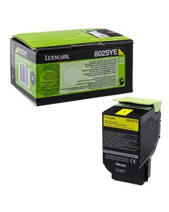 Lexmark originální toner 80C2SYE, yellow, 2000str.