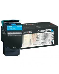 Lexmark originální toner C540H2CG, cyan, 2000str.