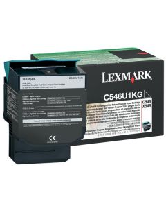 Lexmark originální toner C546U1KG, black, 8000str., return