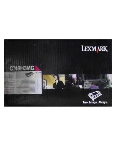 Lexmark originální toner C748H3MG, C748, magenta, 10000str.