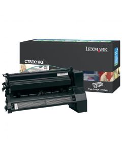 Lexmark originální toner C782X1KG, black, 15000str., return