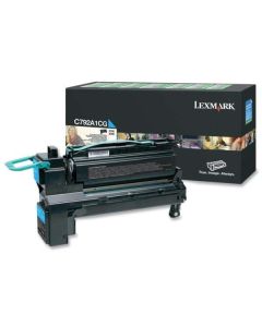 Lexmark originální toner C792A1CG, cyan, 6000str.