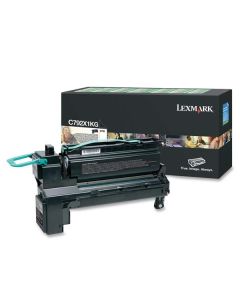 Lexmark originální toner C792X1KG, black, 20000str., extra high capacity, return