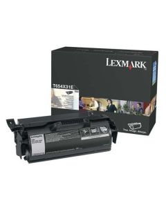 Lexmark originální toner T654X31E, black, 36000str., corporate cartridge, extra high capacity