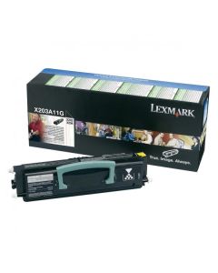 Lexmark originální toner X203A11G, black, 2500str., return