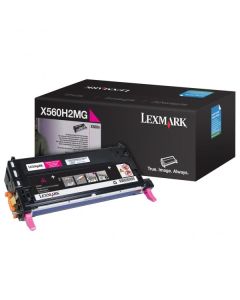 Lexmark originální toner X560H2MG, magenta, 10000str.