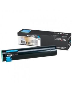 Lexmark originální toner X945X2C, cyan, 22000str.