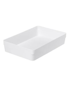 Organizér do zásuvek "Compact", bílá, 30 x 6 x 20 cm, SMARTSTORE 19510