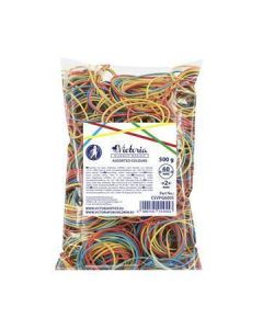 Gumička, 60x2 mm, VICTORIA, 0,5 kg, mix barev