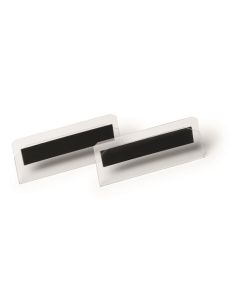 Logistická kapsa, transparentní, 100 x 38 mm, horizontální, magnetická, DURABLE 119519