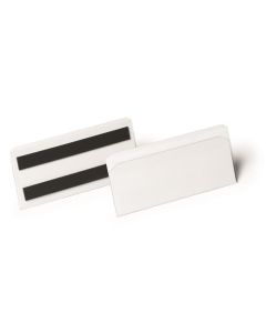 Logistická kapsa "HARD COVER", transparentní, 150x67 mm, horizontální, magnetická, DURABLE 119619