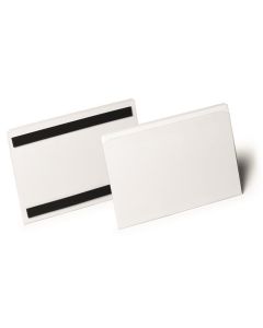 Logistická kapsa "HARD COVER", transparentní, A5, horizontální, magnetická, DURABLE 119819