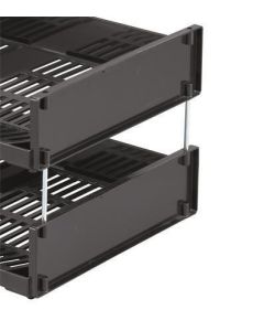 Adaptér k odkladači "Optimo", stříbrná, 4 ks, kovový, DURABLE 1700132001