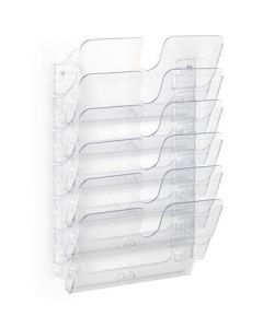 Držák na letáky "FLEXIPLUS 6", průsvitná, A4 na šířku, nástěnný, DURABLE