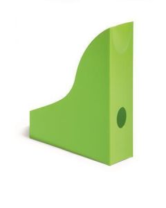 Stojan na časopisy "Basic", zelená, plast, 73 mm, DURABLE