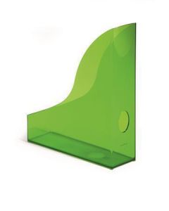 Stojan na časopisy "Basic", světle  zelená, plast, 73 mm, DURABLE