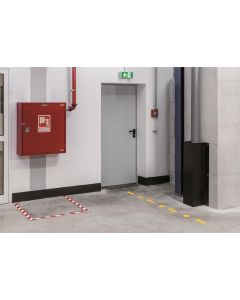 Samolepka pro podlahové značení "Point", žlutá, 100 mm, DURABLE 170404