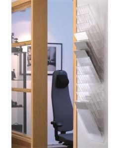 Stojan na katalogy "FLEXIBOXX", transparentní, nástěnný, vertikální, A4, DURABLE 1709763400