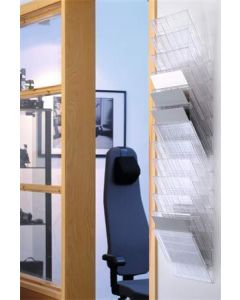 Stojan na katalogy "FLEXIBOXX", transparentní, nástěnný, horizontální, A4, DURABLE 1709781400