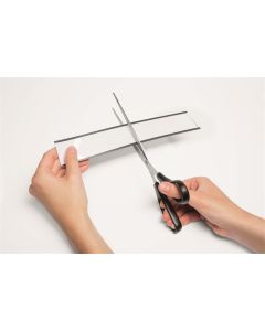 Držák štítků, černá, 30 mm, magnetický, 50 ks, C-Profile, DURABLE