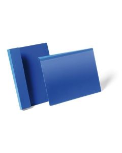 Logistická kapsa, modrá, A4, horizontální, závěsná, 50 ks/balení, DURABLE 172307