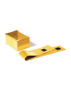 Logistická kapsa na nohu palety, žlutá, 140 x 65 mm/90 x 65 mm, 50 ks/balení, DURABLE 172404