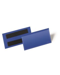 Logistická kapsa, tmavě modrá, 100 x 38 mm, horizontální, magnetická, DURABLE 174107