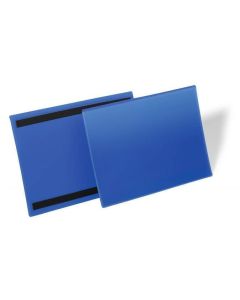 Logistická kapsa, tmavě modrá, A4, horizontální, magnetická, 50 ks/balení, DURABLE 174107