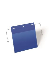 Logistická kapsa, tmavě modrá, A5, horizontální, s drátem, 50 ks / balení, DURABLE 175207
