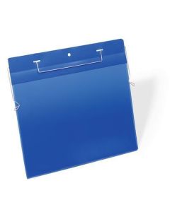 Logistická kapsa, tmavě modrá, A4, horizontální, s drátem, 50 ks / balení, DURABLE 175407