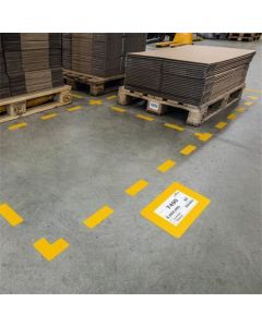 Podlahová značkovací okna, odnímatelné, A5, DURABLE 180704
