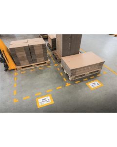 Podlahová značkovací okna, odnímatelné, A4, DURABLE