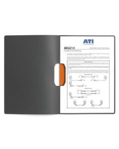 Desky s rychlovazačem "DURASWING® COLOR 30", oranžová, s klipem, A4, DURABLE